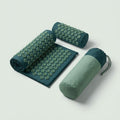 Physia Pressure Point Recovery Set — acupressure mat, pillow, and carry bag on white background